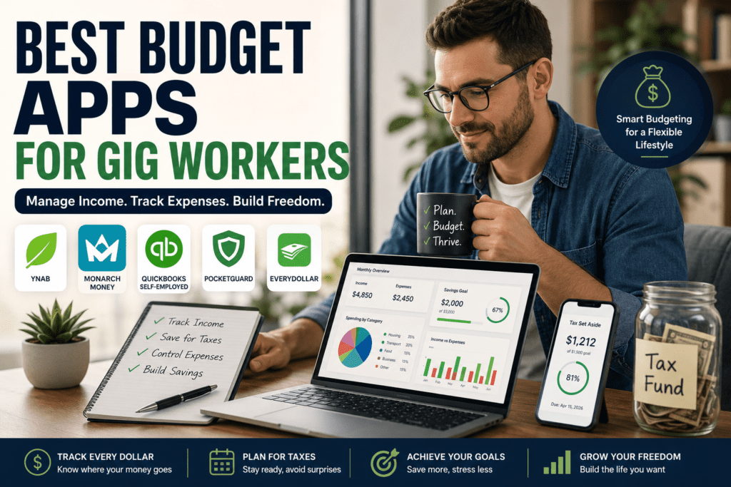Best Budget Apps for Gig Workers in 2026 smart budgeting helps freelancers prepare for taxes and slow months.