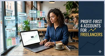 Profit-First Adaptation for Freelancers: A Complete Cash Flow Operating System 2 Allocation table showing percentages for Profit, Tax, and OpEx in the Profit-First system for freelancers.